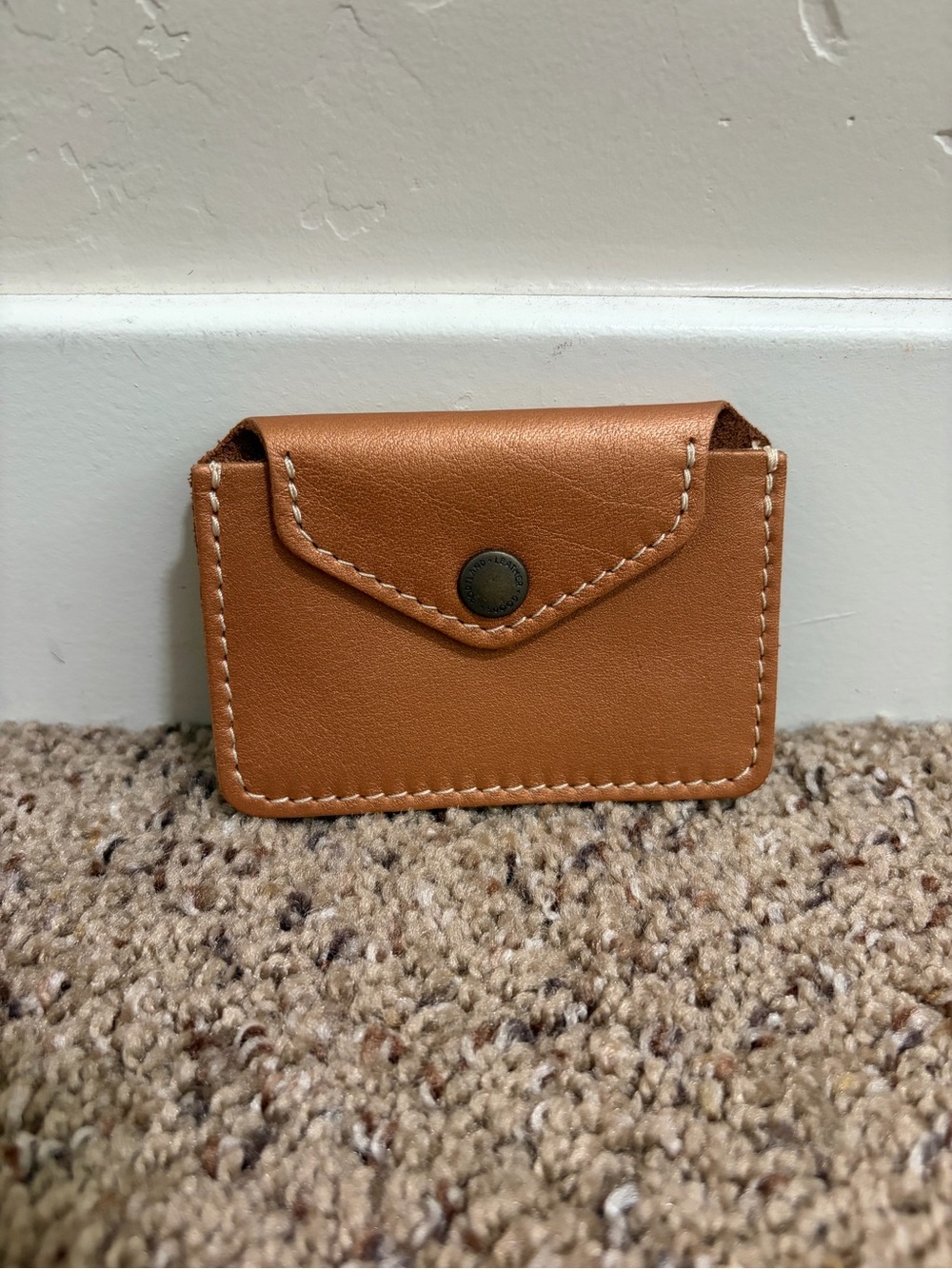 Portland Leather Lovebug Classic Wallet, Metallic Brown